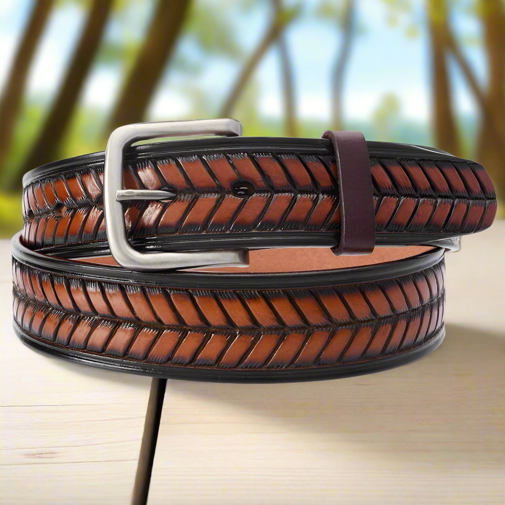 Cinturon de Piel TM-10332 Leather Belt