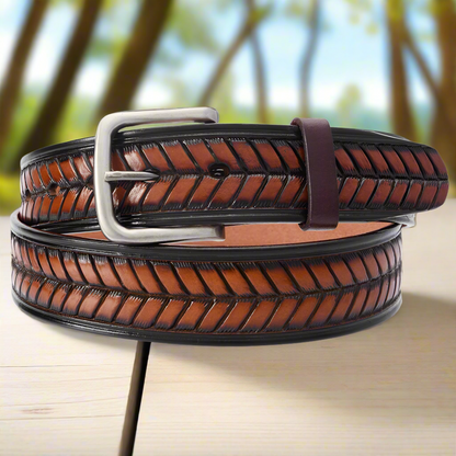 Cinturon de Piel TM-10332 Leather Belt