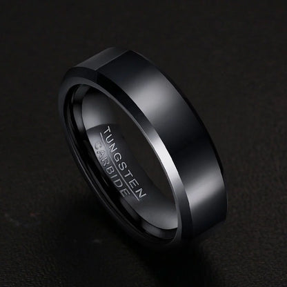 Ring for Men Tungsten Carbide Men's Ring Wedding Engagement Ring for Man Jewelry 6mm Wide Anillo