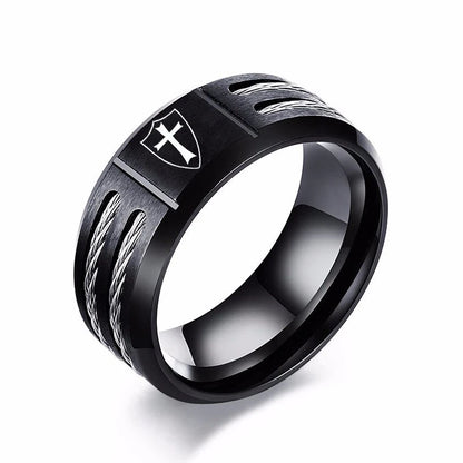 Ring for men Stainless Steel Gift for Him Anillo para hombre