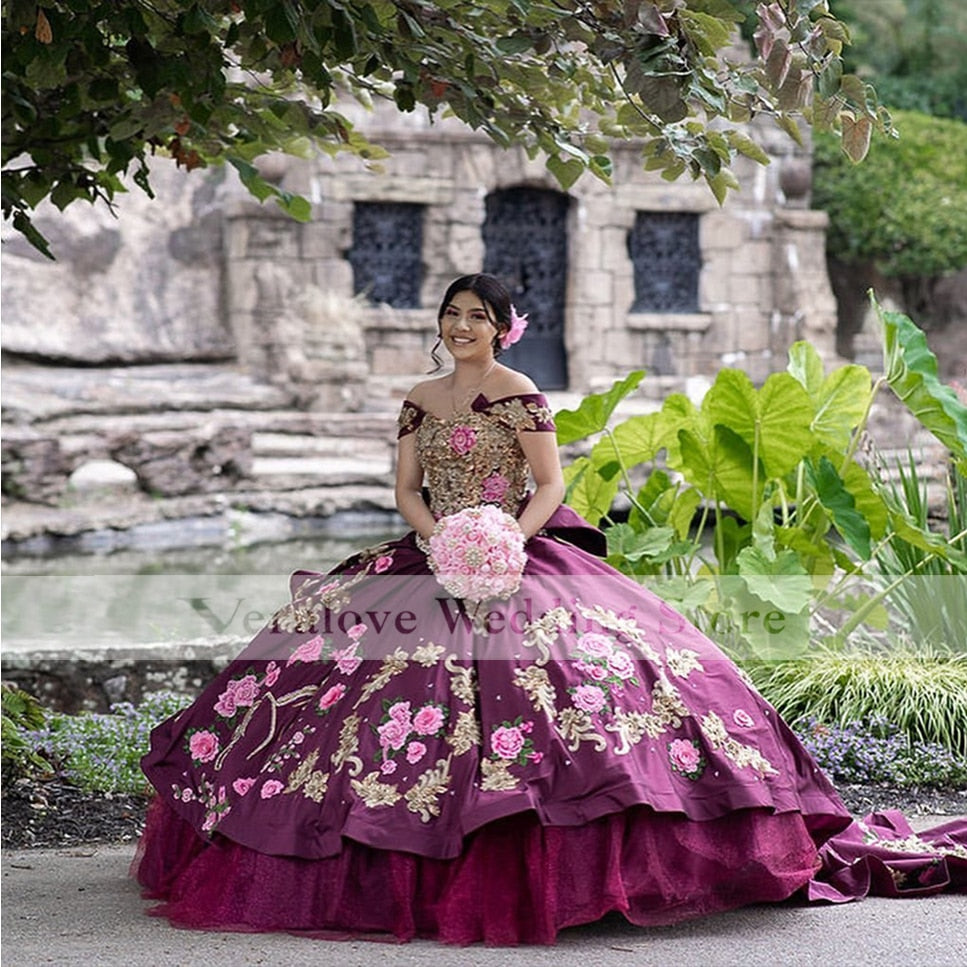 Mexican ball outlet gowns