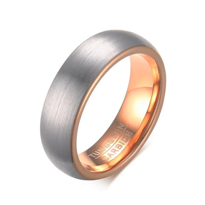 Ring for men Tungsten Rings for Men Basic Wedding Engagement Band Brushed 6mm Wide Anillo