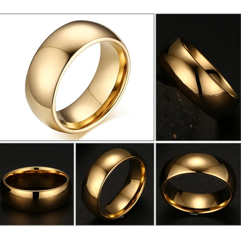 Ring for men Classic Men Rings Real Tungsten Male Wedding Jewelry Hand polished High Quality Anillo