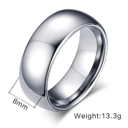 Ring for men Classic Men Rings Real Tungsten Male Wedding Jewelry Hand polished High Quality Anillo