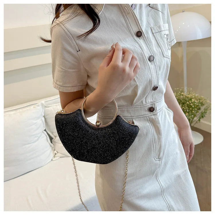 Handbag Fashion Chain Girls Shoulder Evening Complementary Bag New Ladies Tote Dumpling Bag Retro