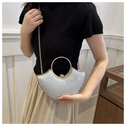 Handbag Fashion Chain Girls Shoulder Evening Complementary Bag New Ladies Tote Dumpling Bag Retro