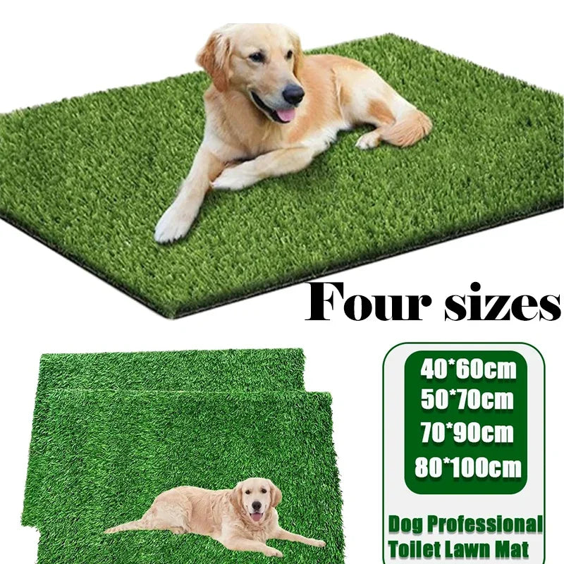 Pet Artificial Grass Dog Pee Pad Pet Lawn Mat Pet Training Dog GrassEasy To Clean  Lawn Mat with Drainage Holes Pet Indoor Outdoor