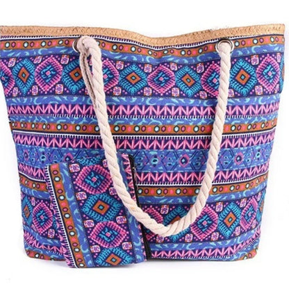 Handbag Fashion Women's Beach Bags Large-capacity Canvas Women's Bags Handbags for Shopping Women's Tote Bags