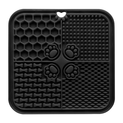 Pet Supplies Dog Silicone Distracted Licking Food Pad pet Slow Food Bowl Sucker Placemat Pet Anti-slip Anti-choking Eating Gear