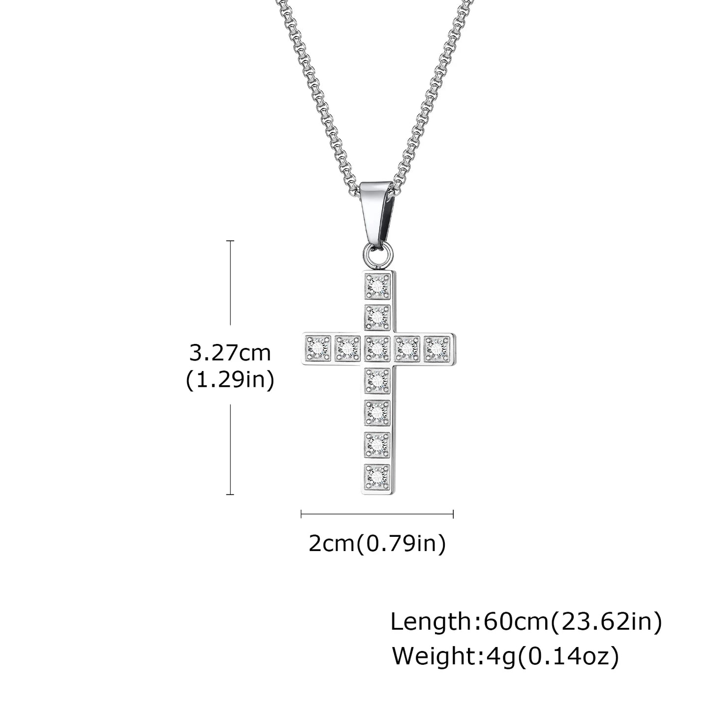 Pendant for Men Faith Cross Pendant Necklaces for Men Women Car Rear Mirror Decor Cross Prayer Christian Necklaces Collar