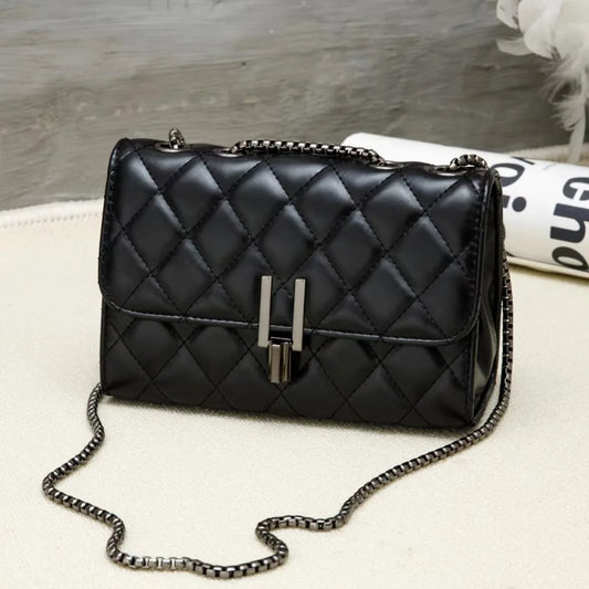 Handbag Fashion Elegant Texture Women's Bag Chain Lock Handbag Shoulder Crossbody Bag