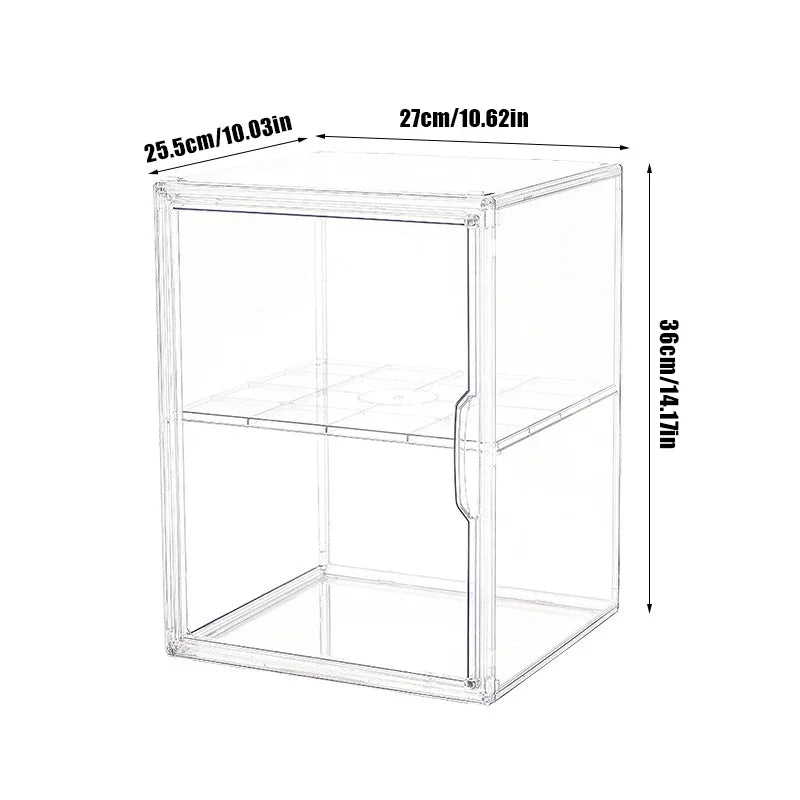 Organizers Transparent Storage Box Blind Box Showcase Helmet Book Showcase Display Dustproof For jewelry Fingures Organizes Acrylic Box