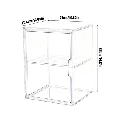 Organizers Transparent Storage Box Blind Box Showcase Helmet Book Showcase Display Dustproof For jewelry Fingures Organizes Acrylic Box