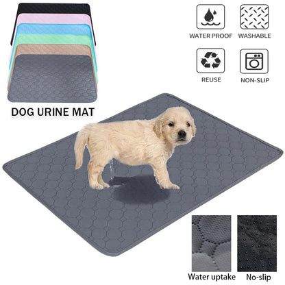 Pet Blankets Dog Urine Pads Washable Reusable Anti Slip Pet Pee Pad Puppy Training Pad Pet Bed Urine Mat for Car Seat Cover Pet Supplies