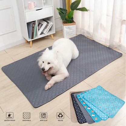 Pet Blankets Dog Urine Pads Washable Reusable Anti Slip Pet Pee Pad Puppy Training Pad Pet Bed Urine Mat for Car Seat Cover Pet Supplies