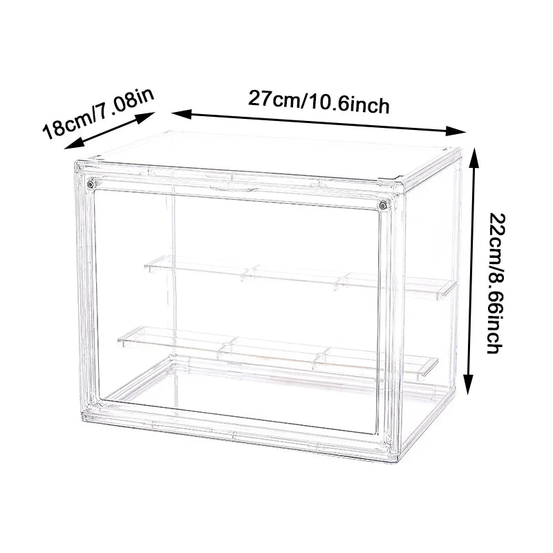 Organizers Transparent Storage Box Blind Box Showcase Helmet Book Showcase Display Dustproof For jewelry Fingures Organizes Acrylic Box