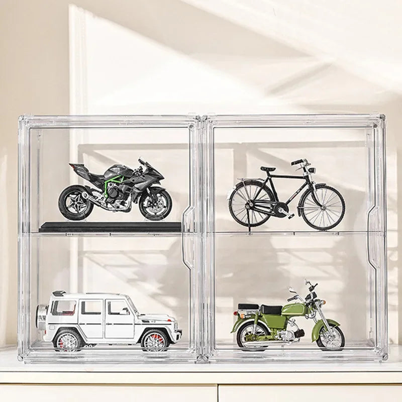 Organizers Transparent Storage Box Blind Box Showcase Helmet Book Showcase Display Dustproof For jewelry Fingures Organizes Acrylic Box