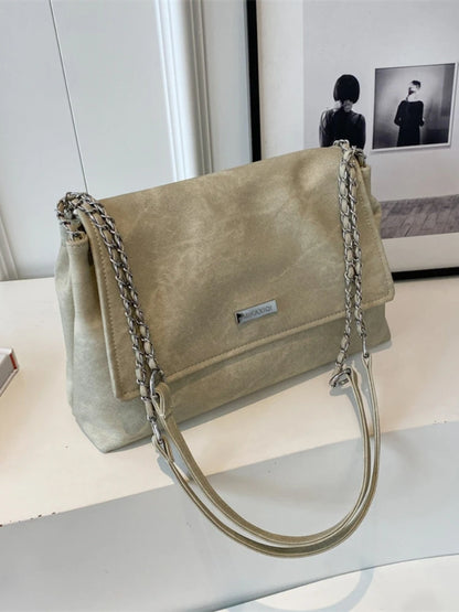 Handbag Ladies Fashion Retro Large Capacity Shoulder Bag Fashion Chain Handbag Girls Crossbody Bag