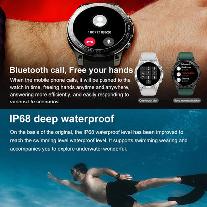 Smart Watch NFC Bluetooth Call GPS Tracker Fitness Waterproof Sport Smartwatch for men or women