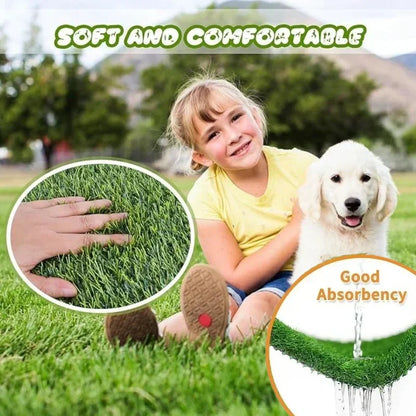 Pet Artificial Grass Dog Pee Pad Pet Lawn Mat Pet Training Dog GrassEasy To Clean  Lawn Mat with Drainage Holes Pet Indoor Outdoor