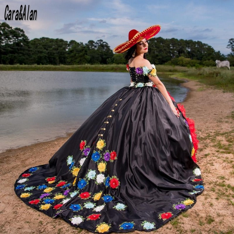 Mariachi store quinceanera dress