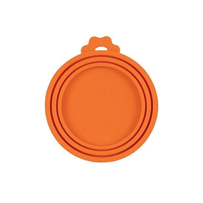 Pet Feeding Accessories Reusable 3 In 1 Pet Food Can Silicone Cover Dogs Cats Storage Tin Cap Lid Seal Cover Pet Supplies Suitable For 8.5cm/7.5cm/6.5cm