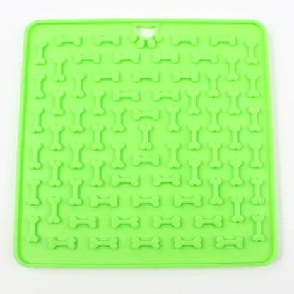 Pet Supplies Dog Silicone Distracted Licking Food Pad pet Slow Food Bowl Sucker Placemat Pet Anti-slip Anti-choking Eating Gear