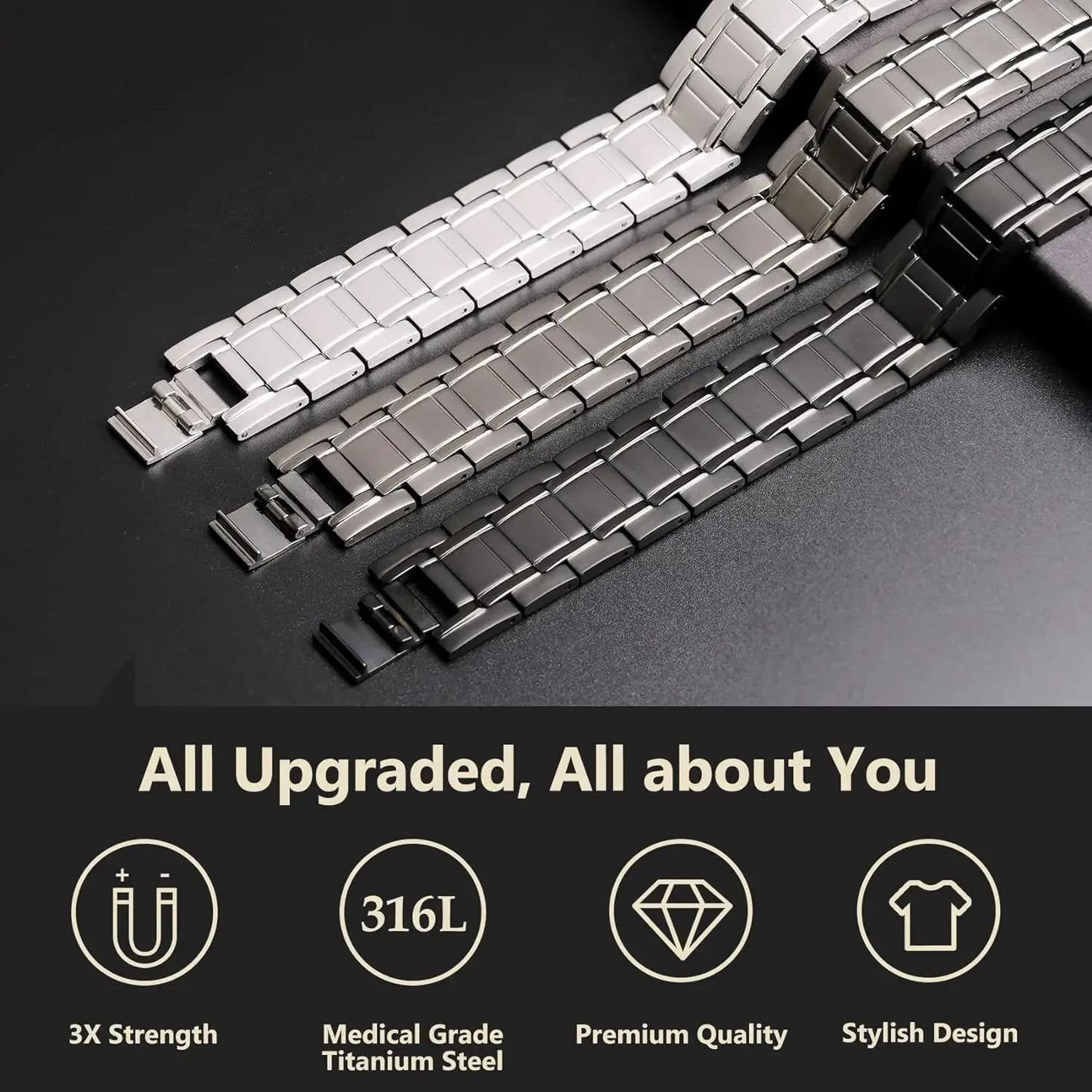 Magnetic Therapy Bracelet for Men and Women Nantlis