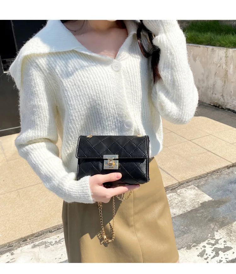 Handbag Fashion Small Square Bag Girls Crossbody Bag's Women's Coin Purse Cell Phone Bag