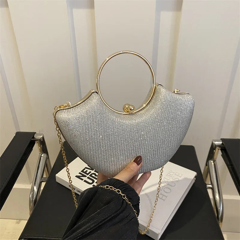 Handbag Fashion Chain Girls Shoulder Evening Complementary Bag New Ladies Tote Dumpling Bag Retro