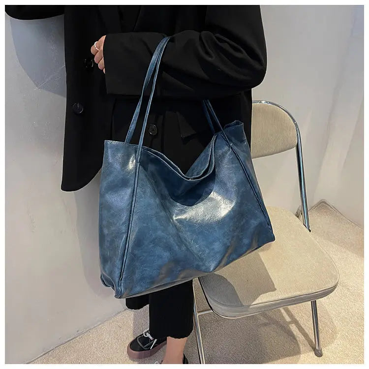 Handbag Ladies Fashion Large Bag Commuter Women's Handbag Shoulder Bag Girls Tote Bag