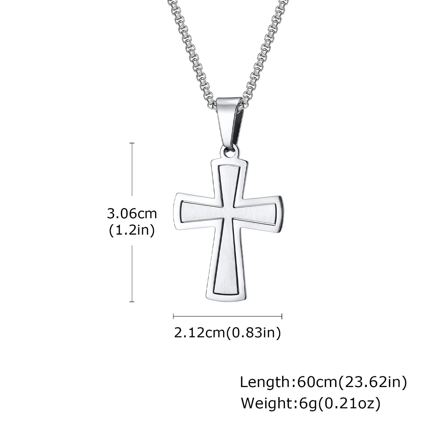 Pendant for Men Faith Cross Pendant Necklaces for Men Women Car Rear Mirror Decor Cross Prayer Christian Necklaces Collar