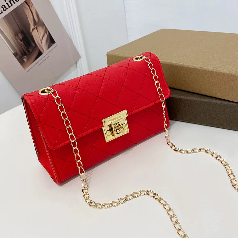 Handbag Fashion Small Square Bag Girls Crossbody Bag's Women's Coin Purse Cell Phone Bag