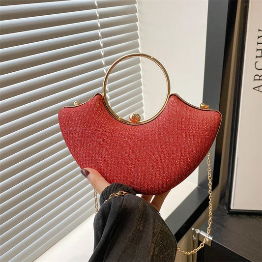 Handbag Fashion Chain Girls Shoulder Evening Complementary Bag New Ladies Tote Dumpling Bag Retro