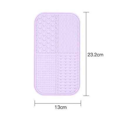 Pet Supplies Dog Silicone Distracted Licking Food Pad pet Slow Food Bowl Sucker Placemat Pet Anti-slip Anti-choking Eating Gear