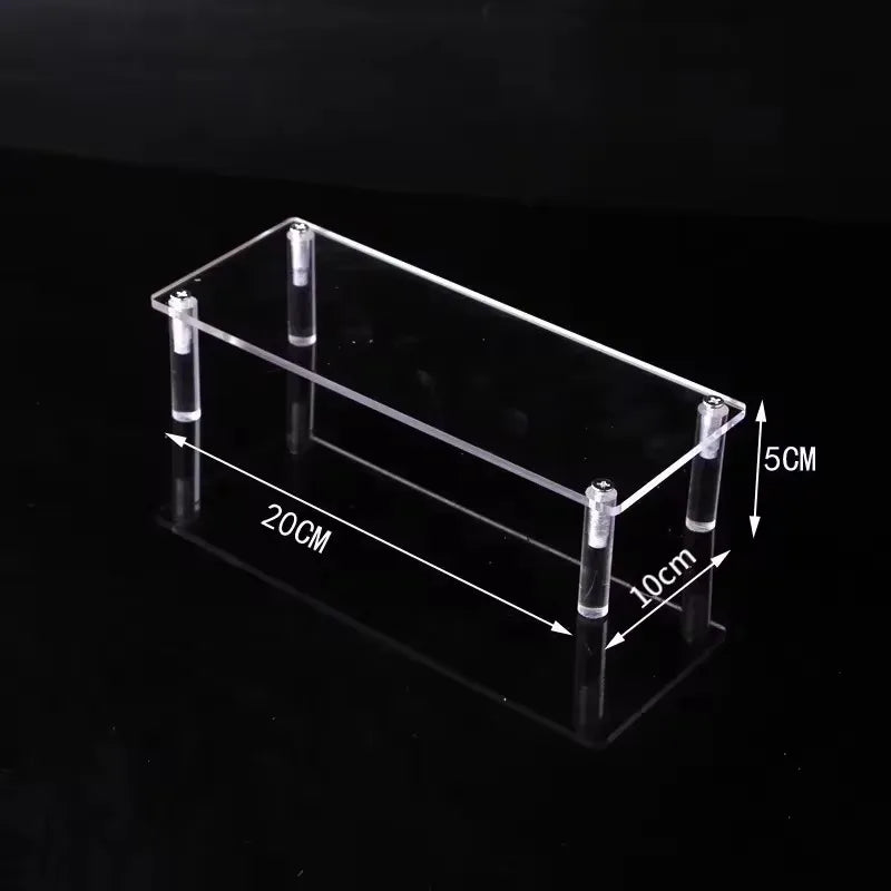 Organizers 1-5 Tier Acrylic Display Stand Clear Display Riser Rack for Cupcake Perfume Doll Décor Organizer for Figures