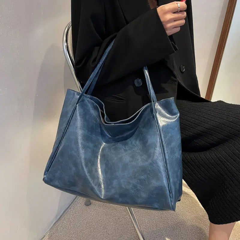 Handbag Ladies Fashion Large Bag Commuter Women's Handbag Shoulder Bag Girls Tote Bag