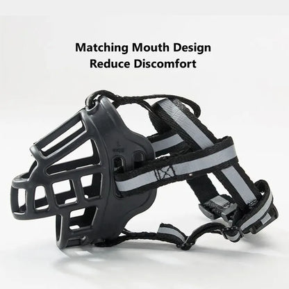 Pet Muzzle Soft Silicone Pet Dog Muzzle Anti-biting Chewing Mask Breathable Basket Dog Muzzle Durable Strong Mask Muzzle pet Dog Supplies