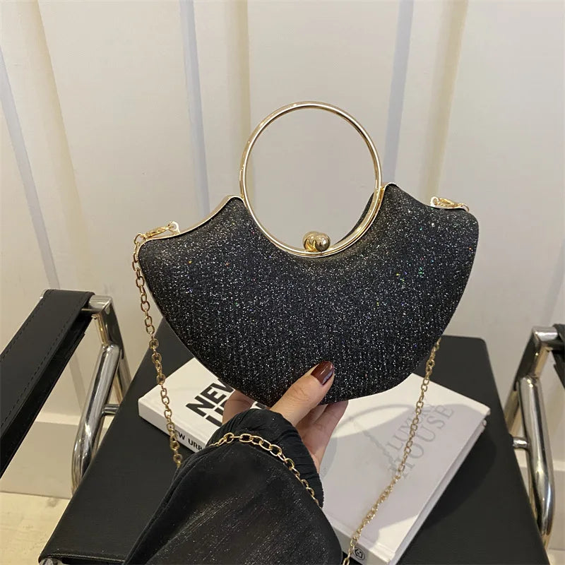 Handbag Fashion Chain Girls Shoulder Evening Complementary Bag New Ladies Tote Dumpling Bag Retro