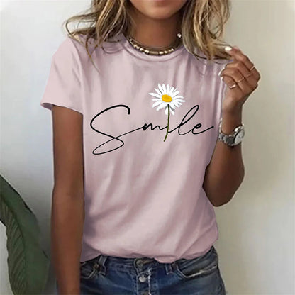 T-Shirt for Women Fashion 3D Print T Shirt For Women Short Sleeve Girl Tee Summer Casual O-neck T-Shirts Girls Clothing