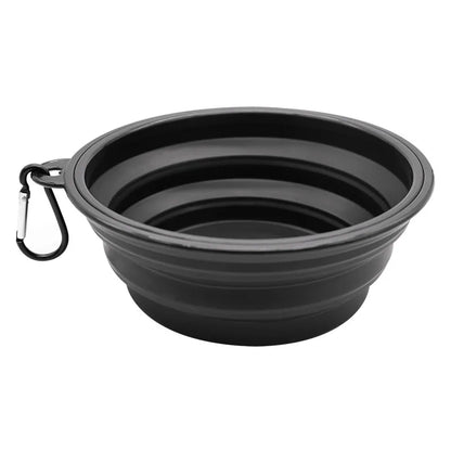 Pet Bowl Folding Silicone Bowl Large Outdoor Pet Travel Bowl Collapsible Dog Food Bowl Water Portable Puppy Food Container Feeder