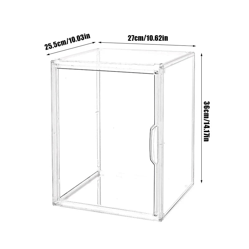 Organizers Transparent Storage Box Blind Box Showcase Helmet Book Showcase Display Dustproof For jewelry Fingures Organizes Acrylic Box