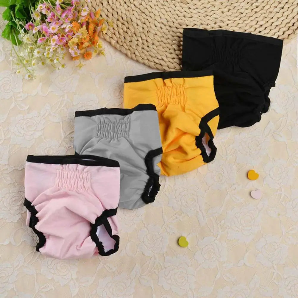 Pet Diapers Dog Washable Physiological Pants Male Dog Washable Cotton Crotch Dog Menstrual Pants Pet Physiological Pants Sanitary Diaper