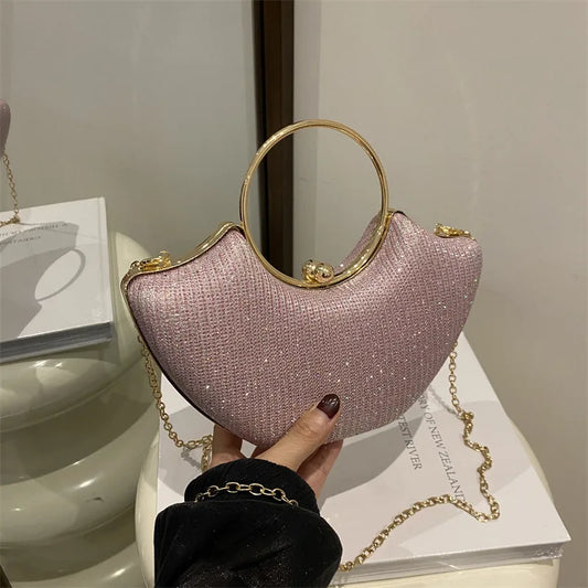 Handbag Fashion Chain Girls Shoulder Evening Complementary Bag New Ladies Tote Dumpling Bag Retro