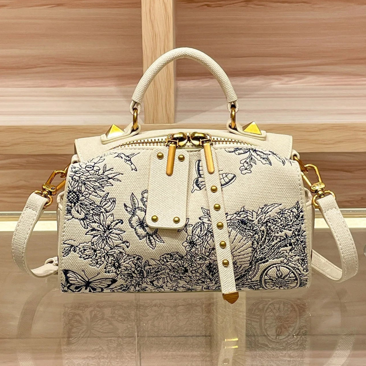 Handbag Pillow Girl Shoulder Bag Chinese Embroidery Girl Handbag Fashion Exquisite Floral Ladies Crossbody Bag