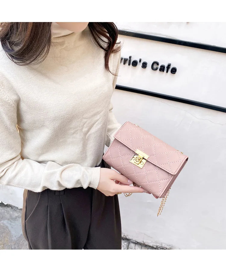 Handbag Fashion Small Square Bag Girls Crossbody Bag's Women's Coin Purse Cell Phone Bag