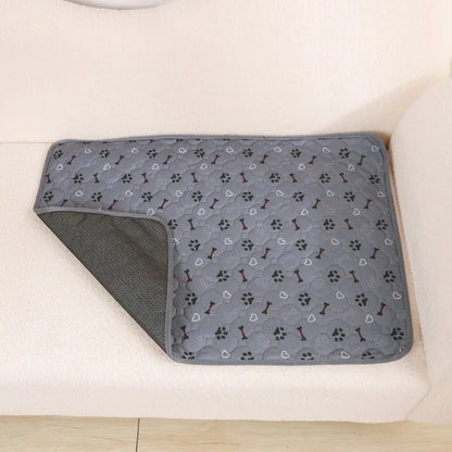 Pet Blanket Dog Pee Pad Blanket Reusable Absorbent Diaper Washable Puppy Training Pad Pet Bed Urine Mat for Pet Car Seat Cover Pet Supplies