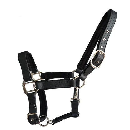 Horse tack Horse Halter Bridle PVC Soft Padded Headstall Head Collar Horse Riding Accessories Ergonomic Comfortable Halters