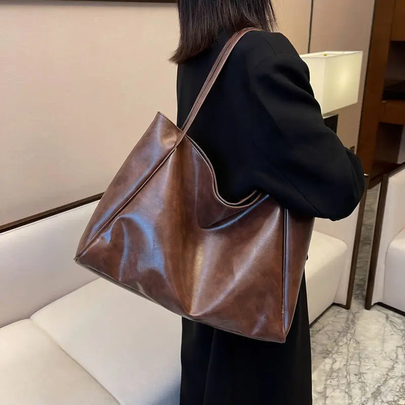 Handbag Ladies Fashion Large Bag Commuter Women's Handbag Shoulder Bag Girls Tote Bag