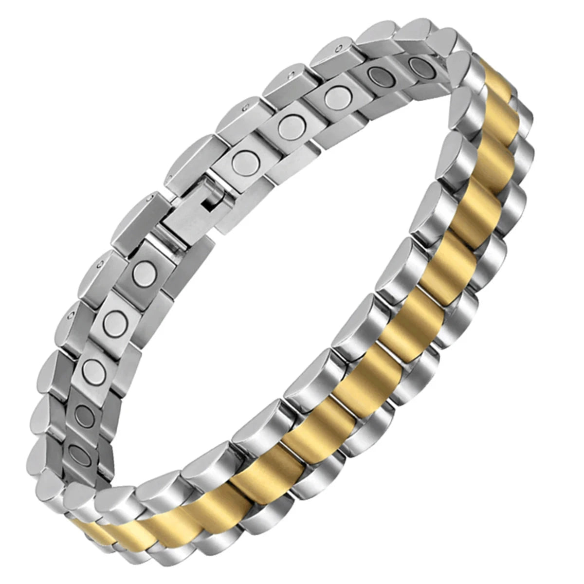 Titanium Steel Magnetic Therapy Bracelet for men and women Link Bracelets